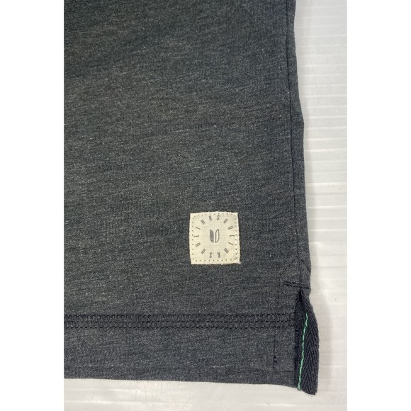 LinkSoul Men’s Anza Drytech Short Sleeve Knit Golf Polo Black Heather Sz XXL - Picture 6 of 10